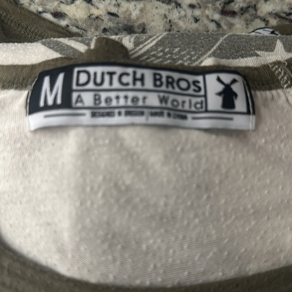 Vintage LIMITED EDITION DUTCH BROS MOTO CLUB Born to Live MEDIUM+LARGE - Picture 8 of 8